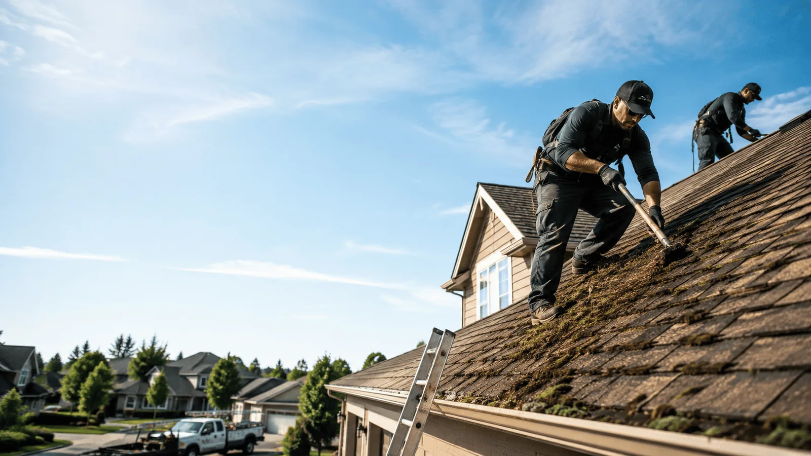 Roof Moss Removal in Gypsum, OH near me